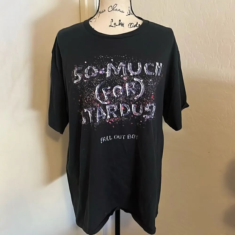 Fallout Boy So Much For Stardust Black Graphic Shirt